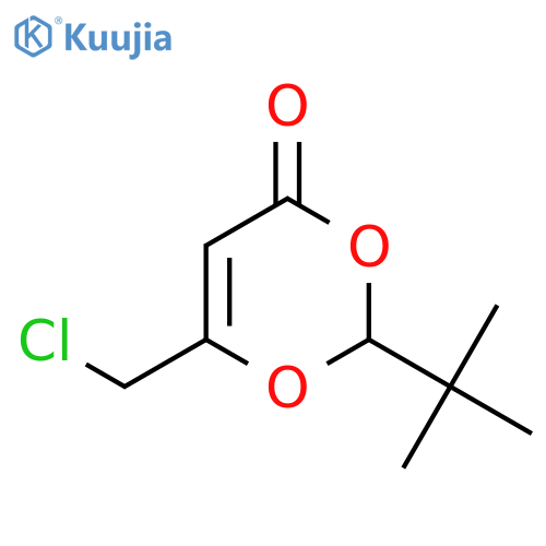 2-Tert-butyl-6-(chloromethyl)-1,3-dioxin-4-one structure