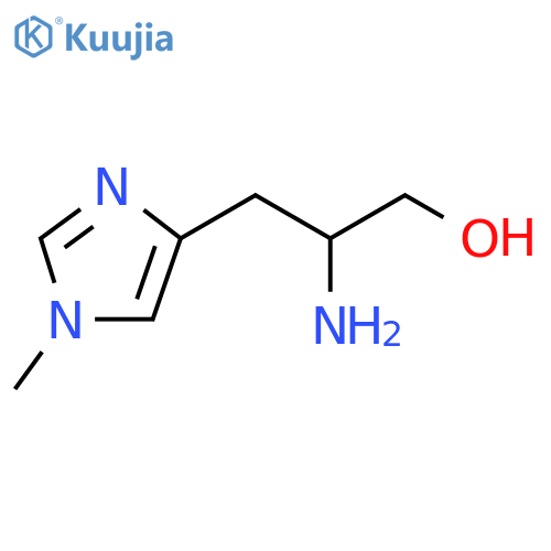 1H-Imidazole-4-propanol, β-amino-1-methyl- structure