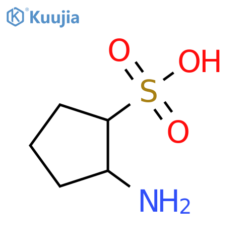 Cyclopentanesulfonic acid, 2-amino- structure