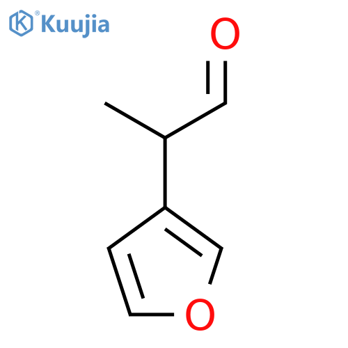 2-(Furan-3-yl)propanal structure