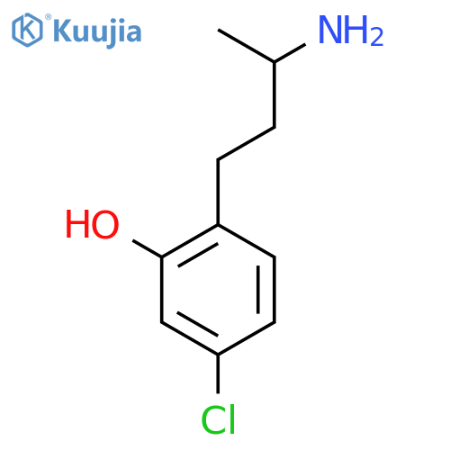 2-(3-Aminobutyl)-5-chlorophenol structure