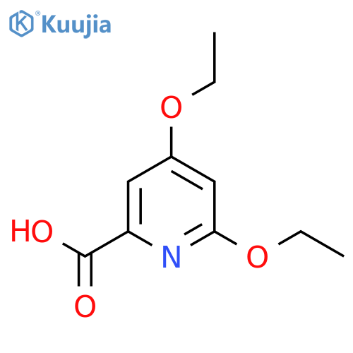 4,6-Diethoxypyridine-2-carboxylic acid structure