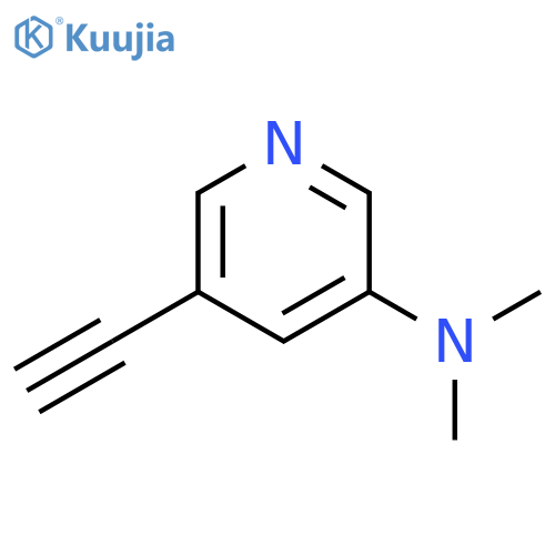 3-Pyridinamine, 5-ethynyl-N,N-dimethyl- structure