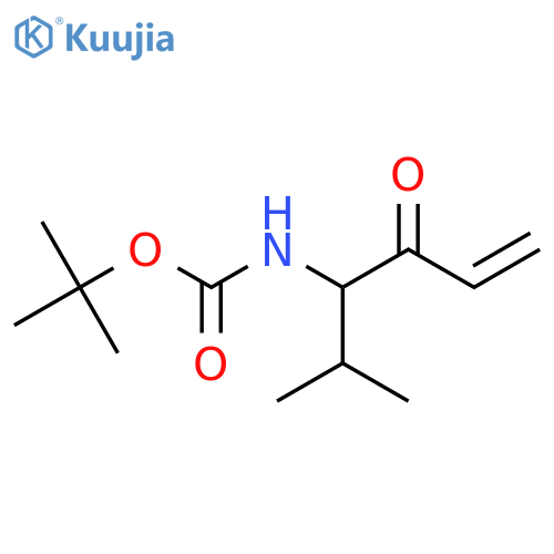 tert-butyl N-(2-methyl-4-oxohex-5-en-3-yl)carbamate structure