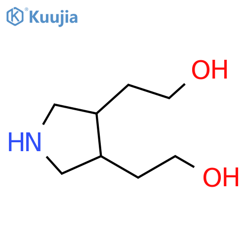 3,4-Pyrrolidinediethanol structure