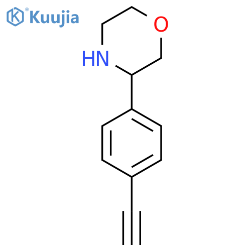 3-(4-Ethynylphenyl)morpholine structure