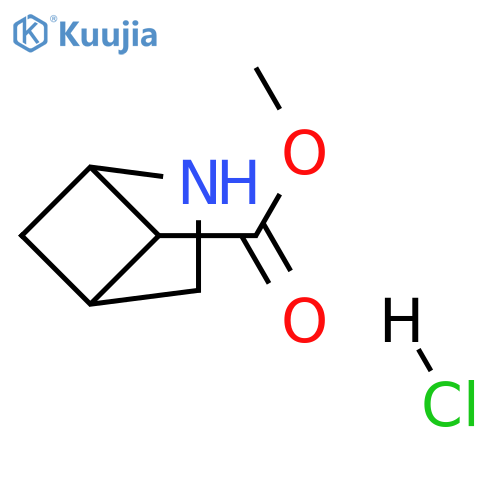 methyl 2-azabicyclo[2.1.1]hexane-5-carboxylate hydrochloride structure