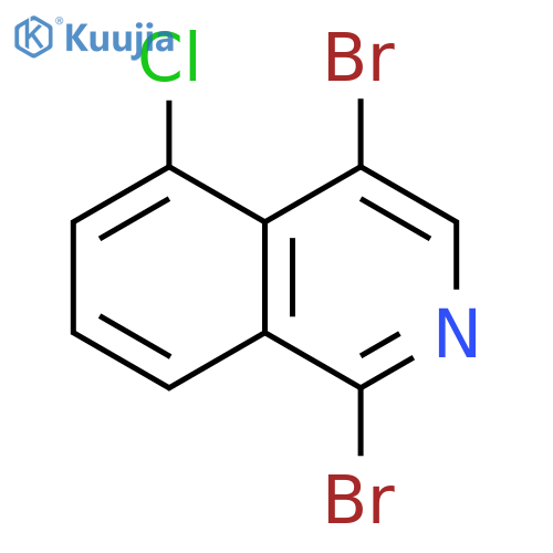 Isoquinoline, 1,4-dibromo-5-chloro- structure