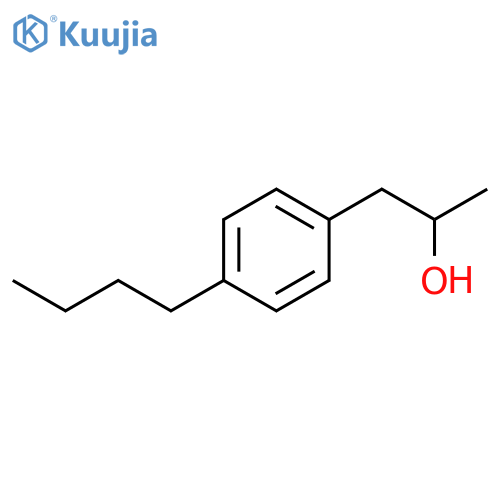 Benzeneethanol, 4-butyl-α-methyl- structure