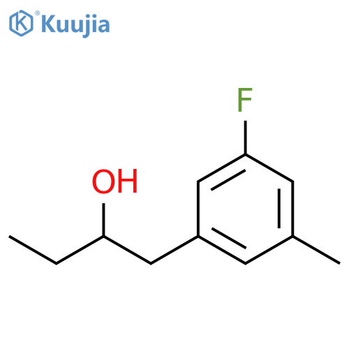 Benzeneethanol, α-ethyl-3-fluoro-5-methyl- structure