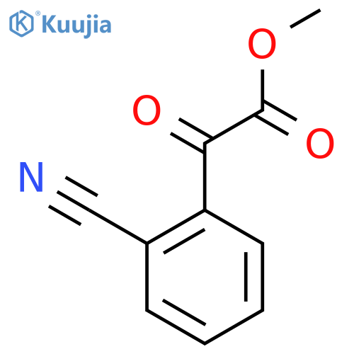 Methyl 2-(2-cyanophenyl)-2-oxoacetate structure