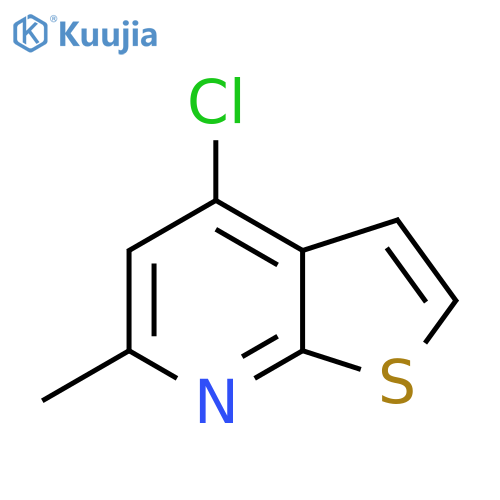 4-Chloro-6-methyl-thieno2,3-bpyridine structure
