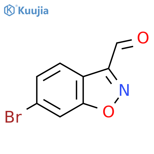 6-Bromobenzo[D]isoxazole-3-carbaldehyde structure