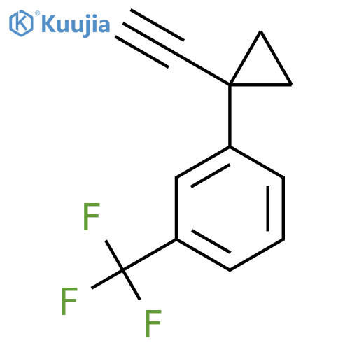 1-(1-Ethynylcyclopropyl)-3-(trifluoromethyl)benzene structure