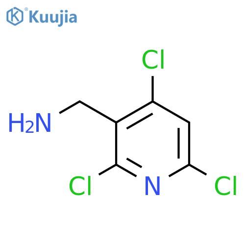 (2,4,6-trichloro-3-pyridyl)methanamine structure