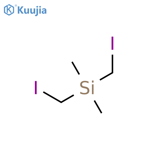 Silane,bis(iodomethyl)dimethyl- structure