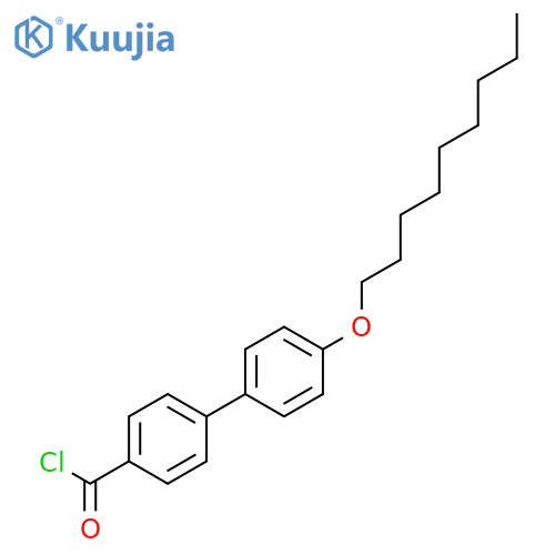 [1,1'-Biphenyl]-4-carbonyl chloride, 4'-(nonyloxy)- structure
