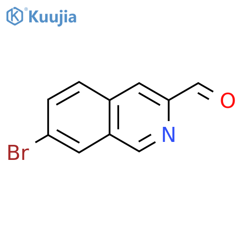 7-Bromoisoquinoline-3-carbaldehyde structure