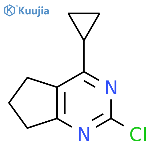 2-Chloro-4-cyclopropyl-6,7-dihydro-5H-cyclopenta[d]pyrimidine structure