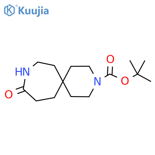 tert-butyl 9-oxo-3,10-diazaspiro[5.6]dodecane-3-carboxylate structure