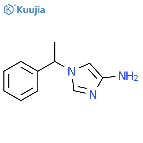 1H-Imidazol-4-amine, 1-(1-phenylethyl)- structure