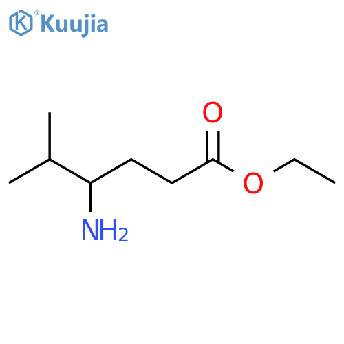 4-Amino-5-methyl-hexanoic acid ethyl ester structure