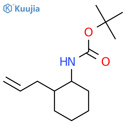 tert-butyl N-[2-(prop-2-en-1-yl)cyclohexyl]carbamate structure