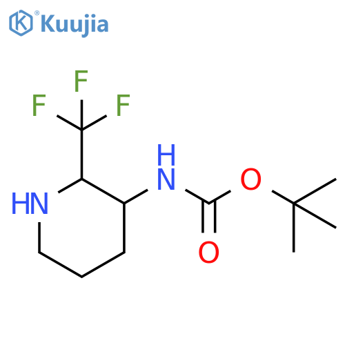 3-(boc-amino)-2-(trifluormethyl)piperidine structure