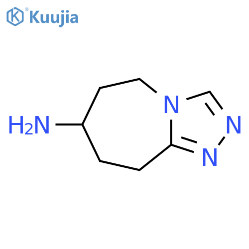 5H-1,2,4-Triazolo[4,3-a]azepin-7-amine, 6,7,8,9-tetrahydro- structure