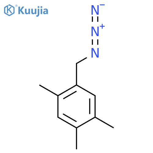 1-(Azidomethyl)-2,4,5-trimethylbenzene structure