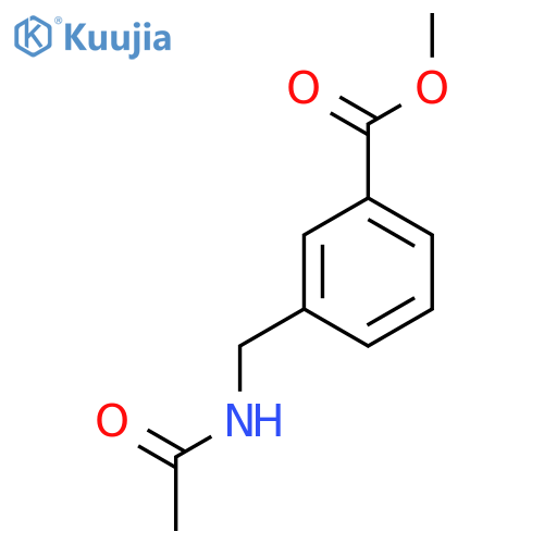 Methyl 3-(acetamidomethyl)benzoate structure