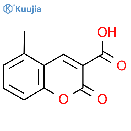 5-Methyl-2-oxo-2H-chromene-3-carboxylic acid structure