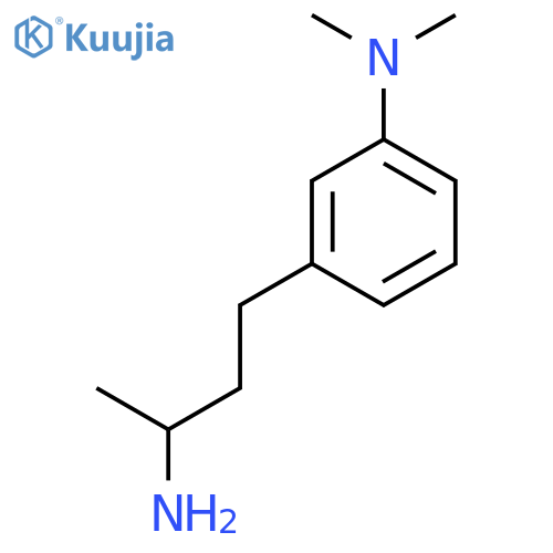 3-(3-aminobutyl)-N,N-dimethylaniline structure