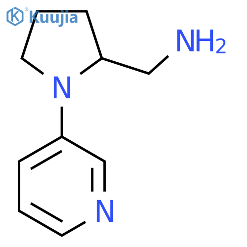 [1-(Pyridin-3-yl)pyrrolidin-2-yl]methanamine structure