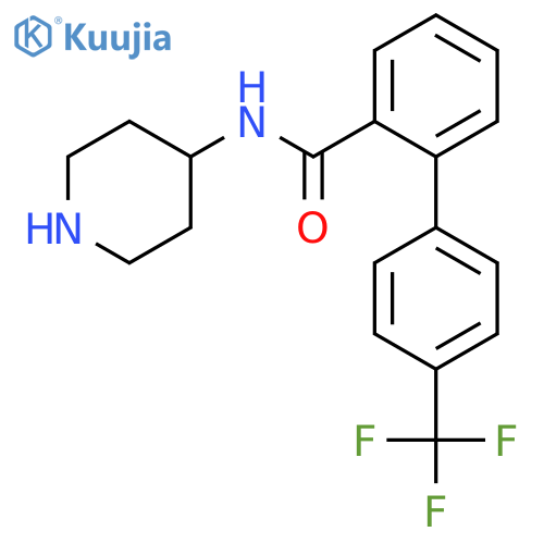 N-(Piperidin-4-yl)-4'-(trifluoromethyl)-biphenyl-2-carboxamide structure
