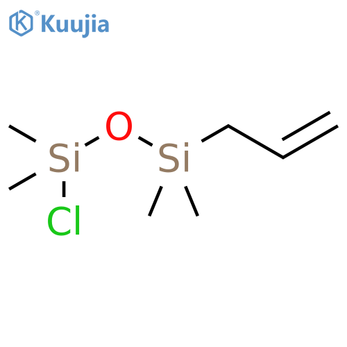 Disiloxane, 1-chloro-1,1,3,3-tetramethyl-3-(2-propenyl)- structure