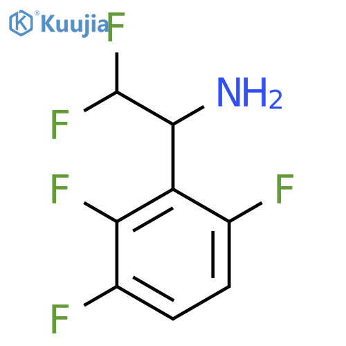 2,2-Difluoro-1-(2,3,6-trifluorophenyl)ethan-1-amine structure