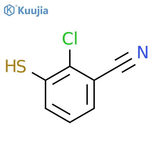 2-Chloro-3-mercaptobenzonitrile structure