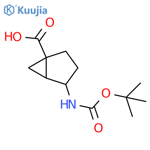 4-{[(tert-butoxy)carbonyl]amino}bicyclo[3.1.0]hex
ane-1-carboxylic acid structure