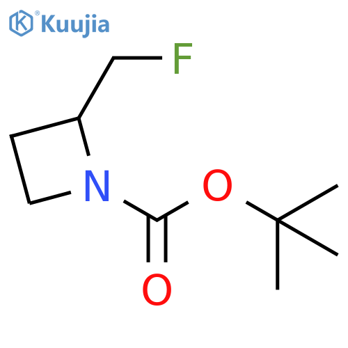 TERT-BUTYL 2-(FLUOROMETHYL)AZETIDINE-1-CARBOXYLATE structure