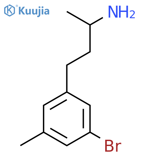 4-(3-Bromo-5-methylphenyl)butan-2-amine structure