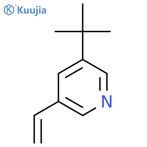 3-(Tert-Butyl)-5-vinylpyridine structure