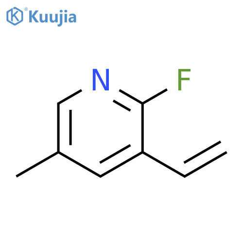 Pyridine, 3-ethenyl-2-fluoro-5-methyl- structure