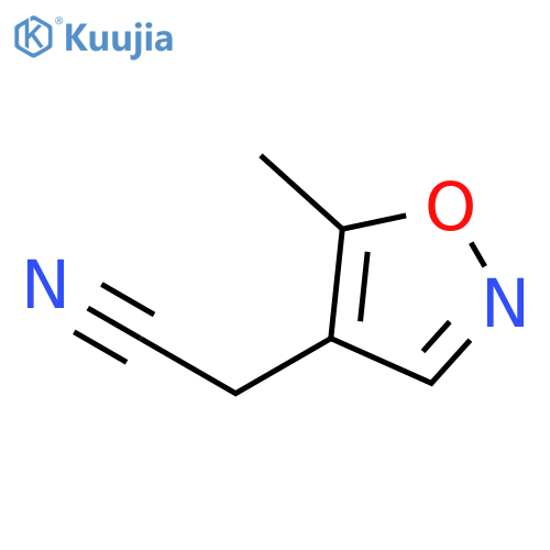 5-Methylisoxazole-4-acetonitrile structure