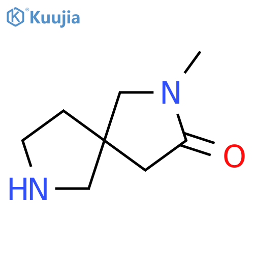 2,7-Diazaspiro[4.4]nonan-3-one, 2-methyl- structure