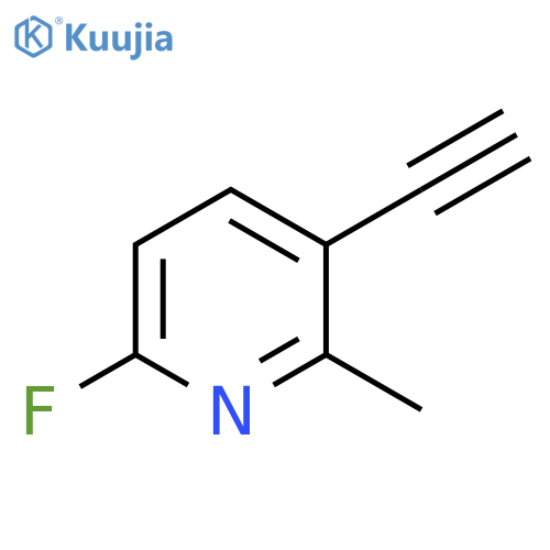 3-ETHYNYL-6-FLUORO-2-METHYLPYRIDINE structure