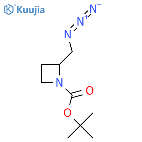 Tert-butyl 2-(azidomethyl)azetidine-1-carboxylate structure