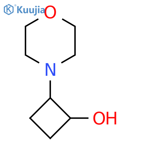 2-(Morpholin-4-yl)cyclobutan-1-ol structure