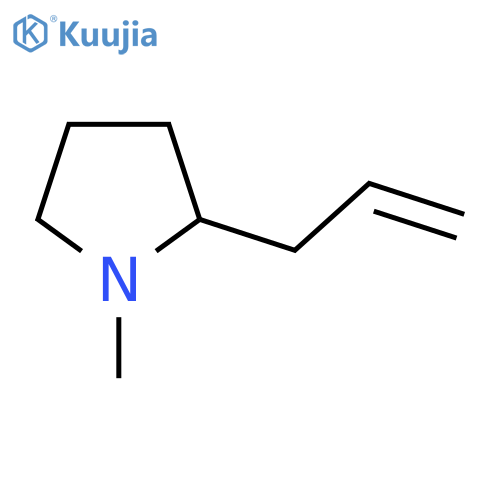 1-Methyl-2-(prop-2-EN-1-YL)pyrrolidine structure