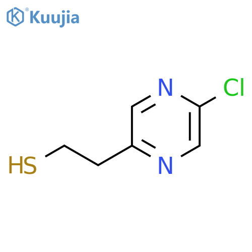 2-(5-Chloropyrazin-2-yl)ethane-1-thiol structure